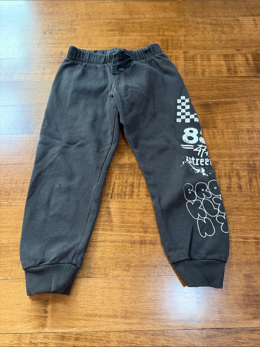 H&M Black Kids NYC Graphic Sweatpants